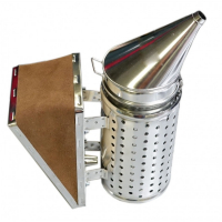 Дымарь нержавейка малый с вкладышем (мех кожа)