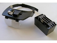 Лупа с линзами (крепление на голову)