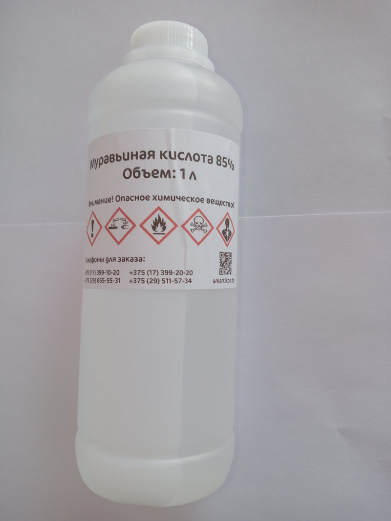 Муравьиная кислота 85%, 1л