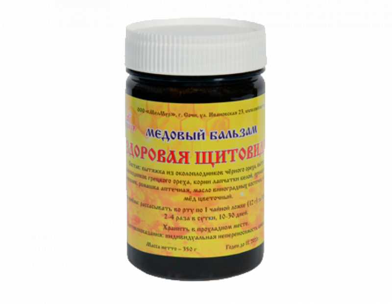 Медовый бальзам "Здоровая щитовидка" 350г