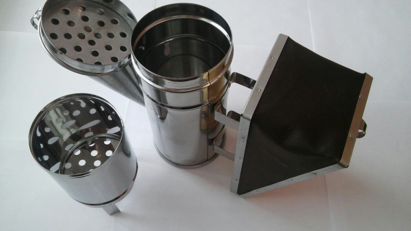 Дымарь нерж. со съёмным мехом и стаканом ДП-1