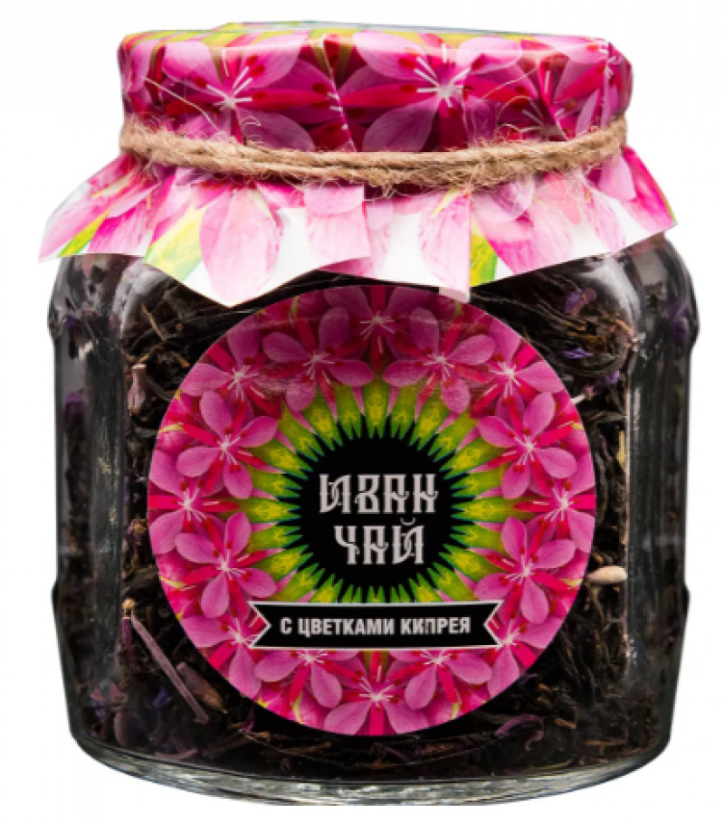 Напиток чайный Иван-чай ферментированный с цветками кипрея, банка 50гр.