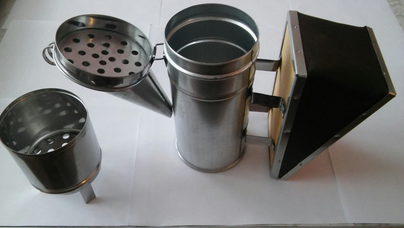 Дымарь со съёмным мехом и стаканом ДПоцС-1