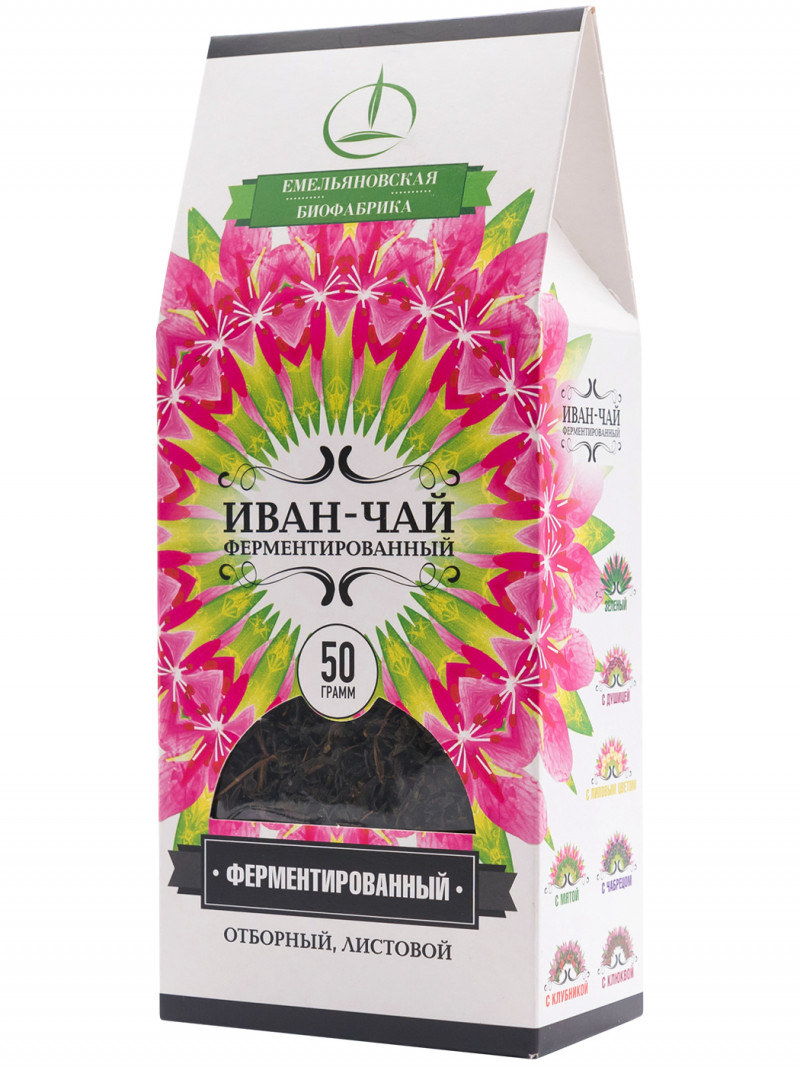 Напиток чайный Иван-чай ферментированный листовой, 50г