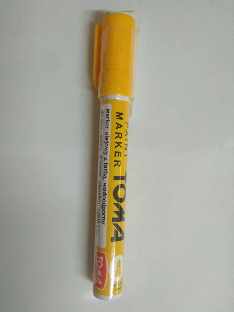 Маркер для мечения маток, цвет желтый