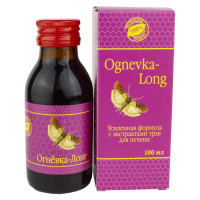 Огнёвка ЛОНГ настойка для печени, 100мл
