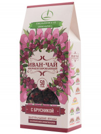 Напиток чайный Иван-чай ферментированный с брусникой, 50гр.