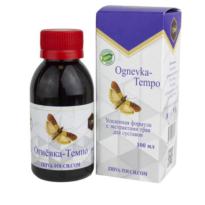 Огнёвка ТЕМПО настойка для суставов, 100 мл