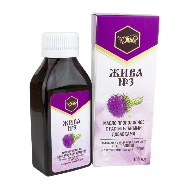 Пищевое масло для печени Жива №3