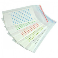 Опалитовые значки, цвет белый