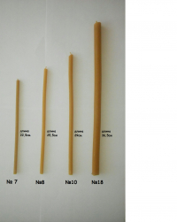 Свеча восковая № 8