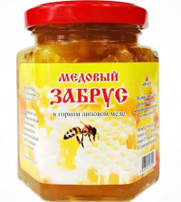 Медовый забрус в горном липовом мёде, 260гр.