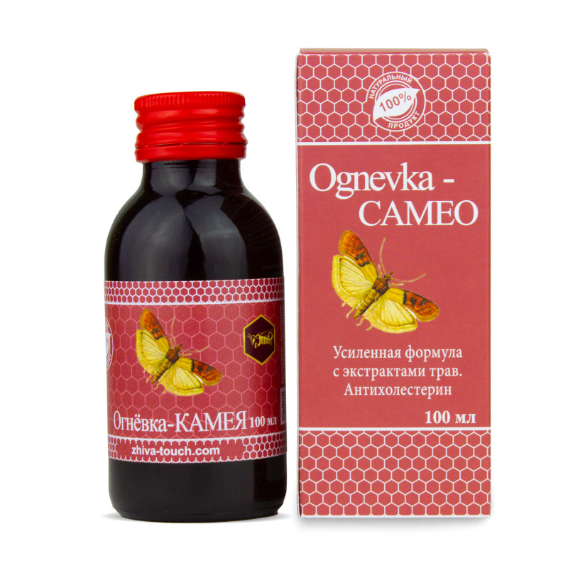 Огнёвка КАМЕЯ настойка для снижения уровня холестирина